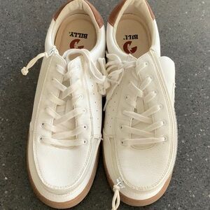 Billy White Leather Sneakers